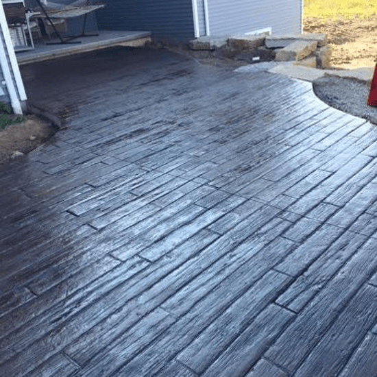 Stamped Concrete Services | Auburn, AL | Cardinal Concrete - weatheredwood